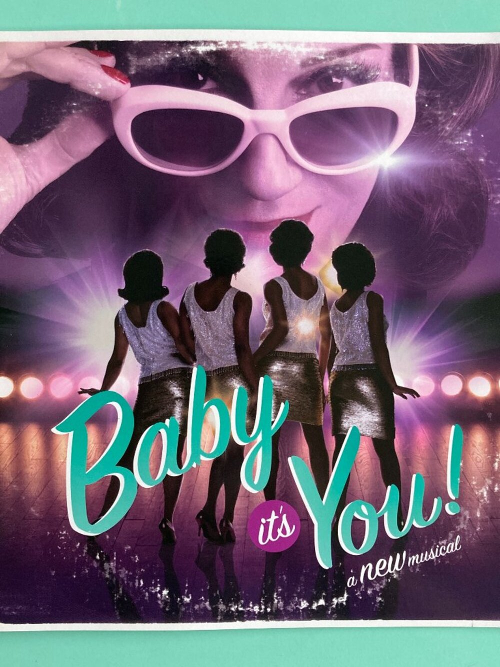 Baby It's You! Large Souvenir Program Beth Leavel Brandon Uranowitz Broadway New